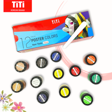 Titi Poster Color 12pcs 10ml image