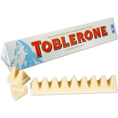 Toblerone Swiss Milk Chocolate White 100gm image