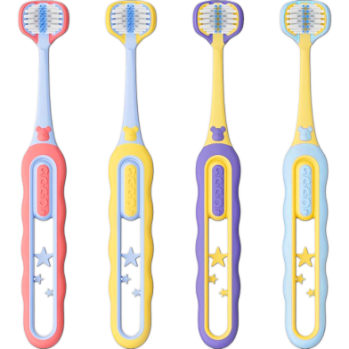 Toddler Toothbrush for Boys and Girls – Comfortable Grip and Full Coverage Brush image