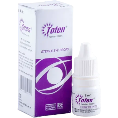 Tofen 0.025 Percent Ophthalmic Solution 5 ml Drop image