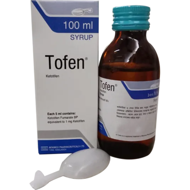 Tofen 100 ml Syrup 100 ml Bottle image