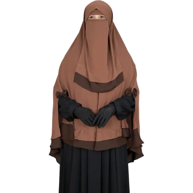 Glam Touch Tohfa Ready Hijab Niqab Set image