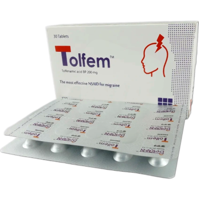 Tolfem 200 Mg Tablet 10's Strip image