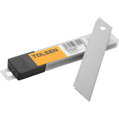 Tolsen 10 Pcs Refill Blades 18 x100 mm For Snap-Off Sharp Cutter image