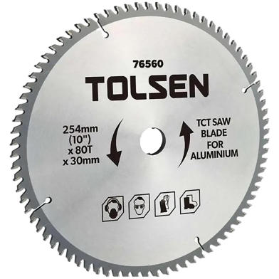 Tolsen 10inch TCT Circular Saw Blade 254mm For Aluminum Cutting image