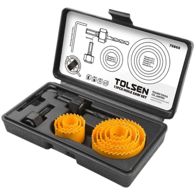 Tolsen 11Pcs Hole Saw set image