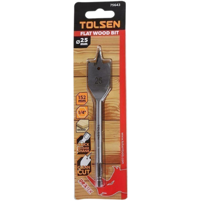 Tolsen 25mm Flat Wood Bit image