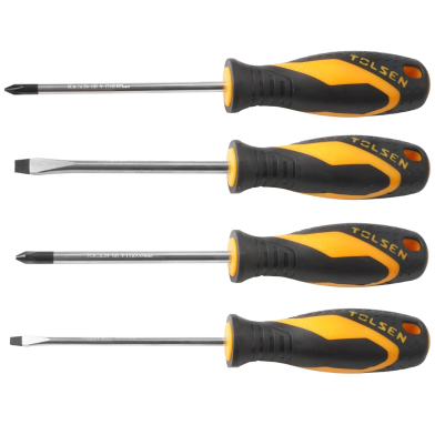 Tolsen 4Pcs Screwdriver Set Gripro Series image