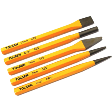 Tolsen 5 pcs Pin Punch Set Industrial image
