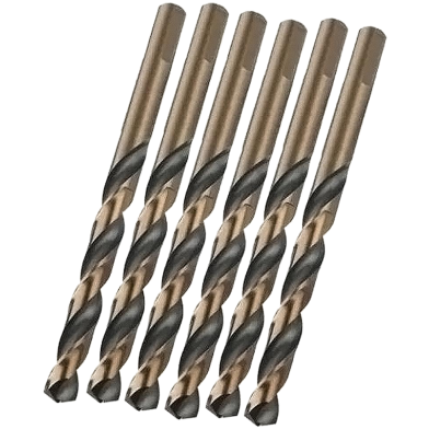 Tolsen Black and Gold HSS Fractional 10.5mm Straight Shank Jobber Length Drill Bit image