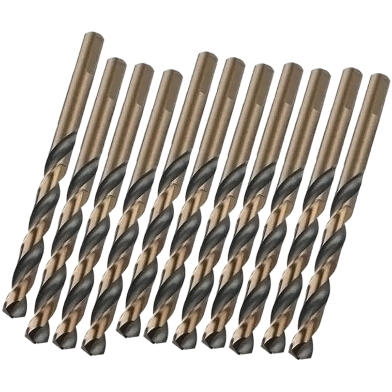 Tolsen Black and Gold HSS Fractional 4.8 mm Straight Shank Jobber Length Drill Bit image