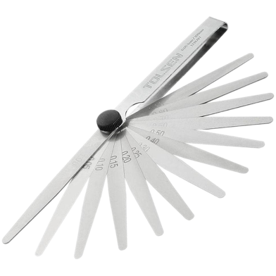 Tolsen Feeler Guages 0.05 -1.00 mm Chrome Plated image