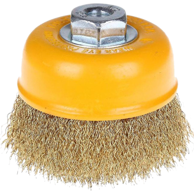 Tolsen M14 Cup Wire Brush With Nut Industrial 100mm image