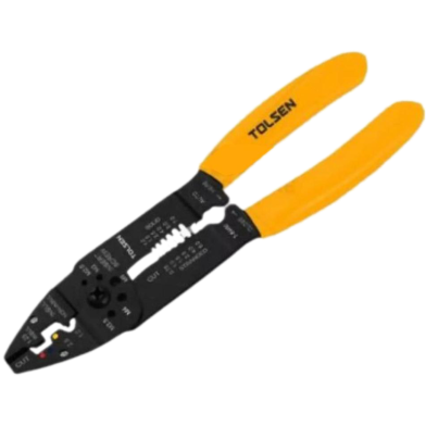 Tolsen Wire Stripping And Crimping Pliers 8.5 Inch Industrial image