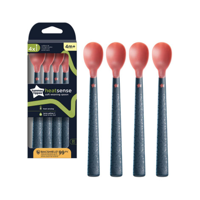 Tommee Tippee Heat Sense Weaning Spoons 4Pcs image