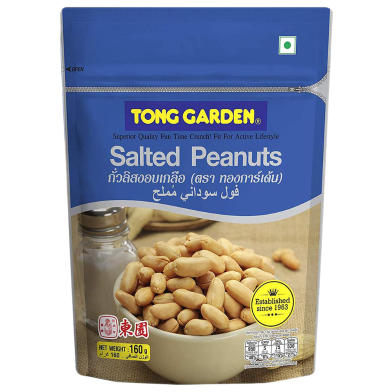 Tong Garden Salted Peanuts - Pouch 160gm image