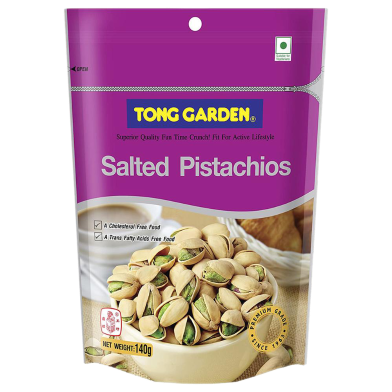 Tong Garden Salted Pistachios - Pouch 140gm image