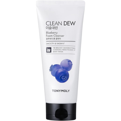 Tonymoly Clean Dew Blueberry Smooth And Radiant Foam Cleanser - 180ml image