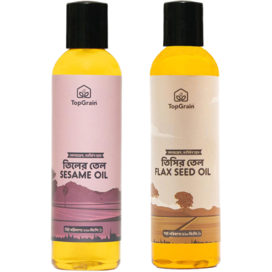 TopGrain Sesame Plus Flax Seed Oil Combo Pack-120 ML image