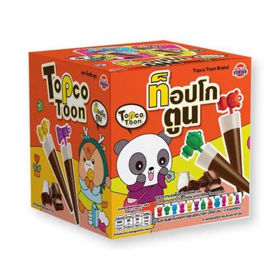 Topco Toon Compound Chocolate And Milk Fla. Chocolate 10.5 gm image