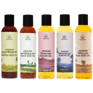 Topgrain Skin and Hair 5 in 1 Combo pack Essential Oil Gift Pack-120 ml image