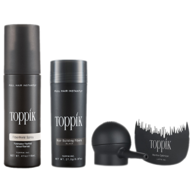 Toppik 4 in 1 Hair Fiber Combo set image