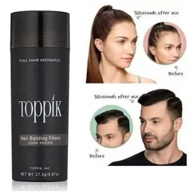 Toppik Hair Building Fibers Dark Brown - 27.5g gm - 526277877 Slide 3