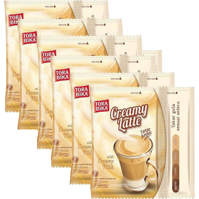 Torabika Creamy Latte Coffee Hanger 25gm Pack of 10pcs image