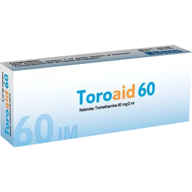 Toroaid 60 mg/2 ml IM/IV Injection 2 ml Ampoule image