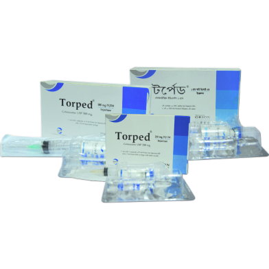 Torped 500 mg/10 ml IM/IV Injection 500 mg vial image