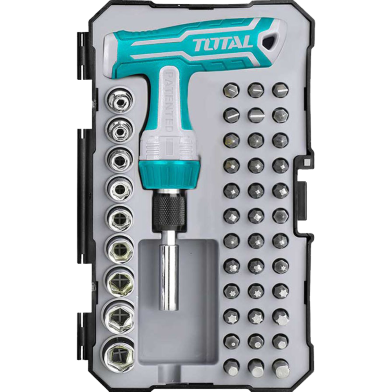 Total TACSD30476 Handle Wrench Screwdriver Set 47 Pcs image