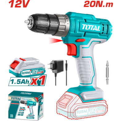 Total TDLI1218 Lithium-Ion Cordless Drill (12V) image