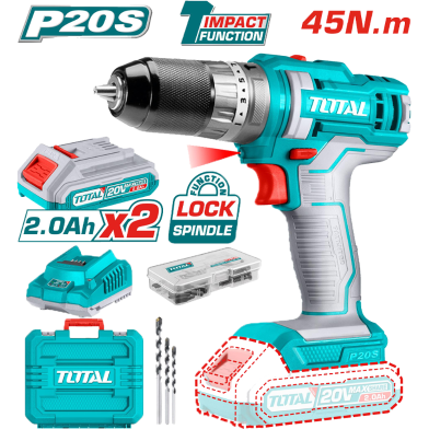 Total TIDLI201452 Lithium-Ion Impact Drill (20V) image