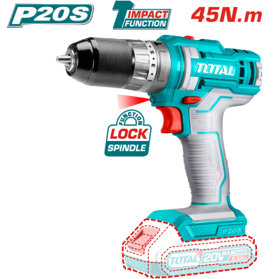 Total TIDLI201455 Lithium-Ion Impact Drill (20V) image