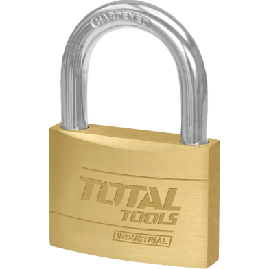 Total TLK32602 Heavy Duty Brass Padlock 60mm image