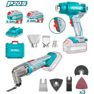 Total TOSLI230705 Lithium-Ion Cordless 2 pcs Combo Kit (20V) image
