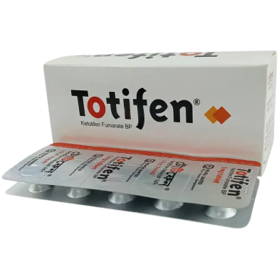 Totifen 1mg Tablet 10's Strip image