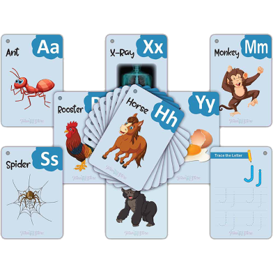 TownStore Early learning English Activity Flash Cards - 96 Flash Card image
