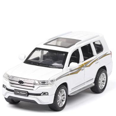 Toyota CZ13 Land Cruiser 1: 32 Toy Car Beijing Jeep Metal Toy Alloy Car Diecasts Toy Vehicles Car Model Wolf Warriors Model Car Toys-White image