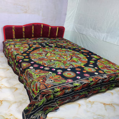 Traditional Nakshi Kantha Of Rural Bengal In Jamalpur Jessore image