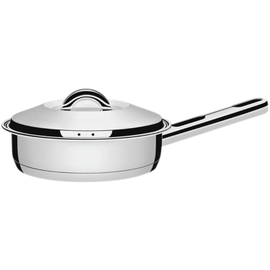 Tramontina Sauce Pan 20cm Flate with lid handle and tri-ply base image