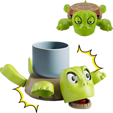 Transformable Turtle Stress Toy Gravity Sensor Coaster for Desk Decor Funny Home Office Accessories Kitchen Accessories image