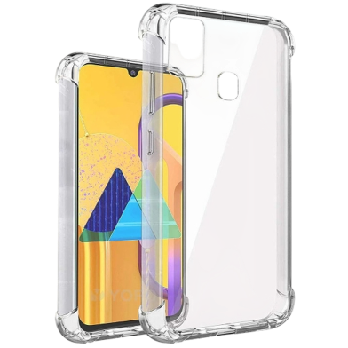 Transparent/Clear Back Cover Case for Samsung M31/M31 Prime//M21s/F41-Clear Cover image