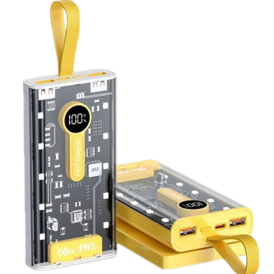 Transparent 20000mAh Power Bank 22.5W Fast Charging image