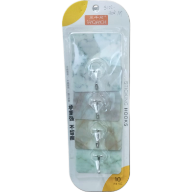 Transparent Hook 4 Pcs image