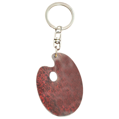 Transparent Mini Color Pallet Design Key Ring image