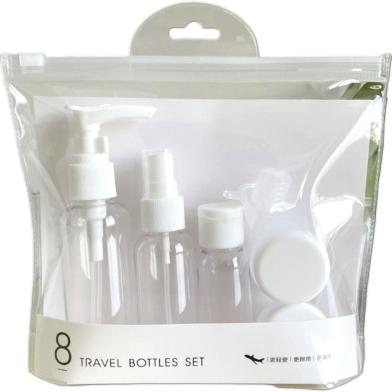 Travel Kit Storage Multipurpose Portable Cosmetic Bottle Set Shampoo Lotion Spray image