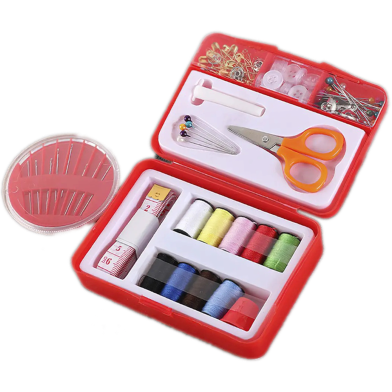 Travel Sewing Box With Color Needle Threads image