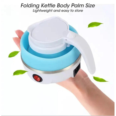 Travelling Folding Kettle Electric Silicone Foldable Water Kettles Compression Slide 4