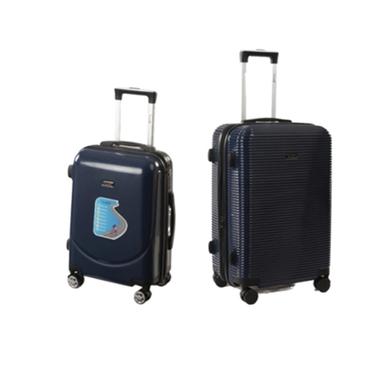 Travello (20 Inch And 24 Inch) Dark Blue Exp Zipper image